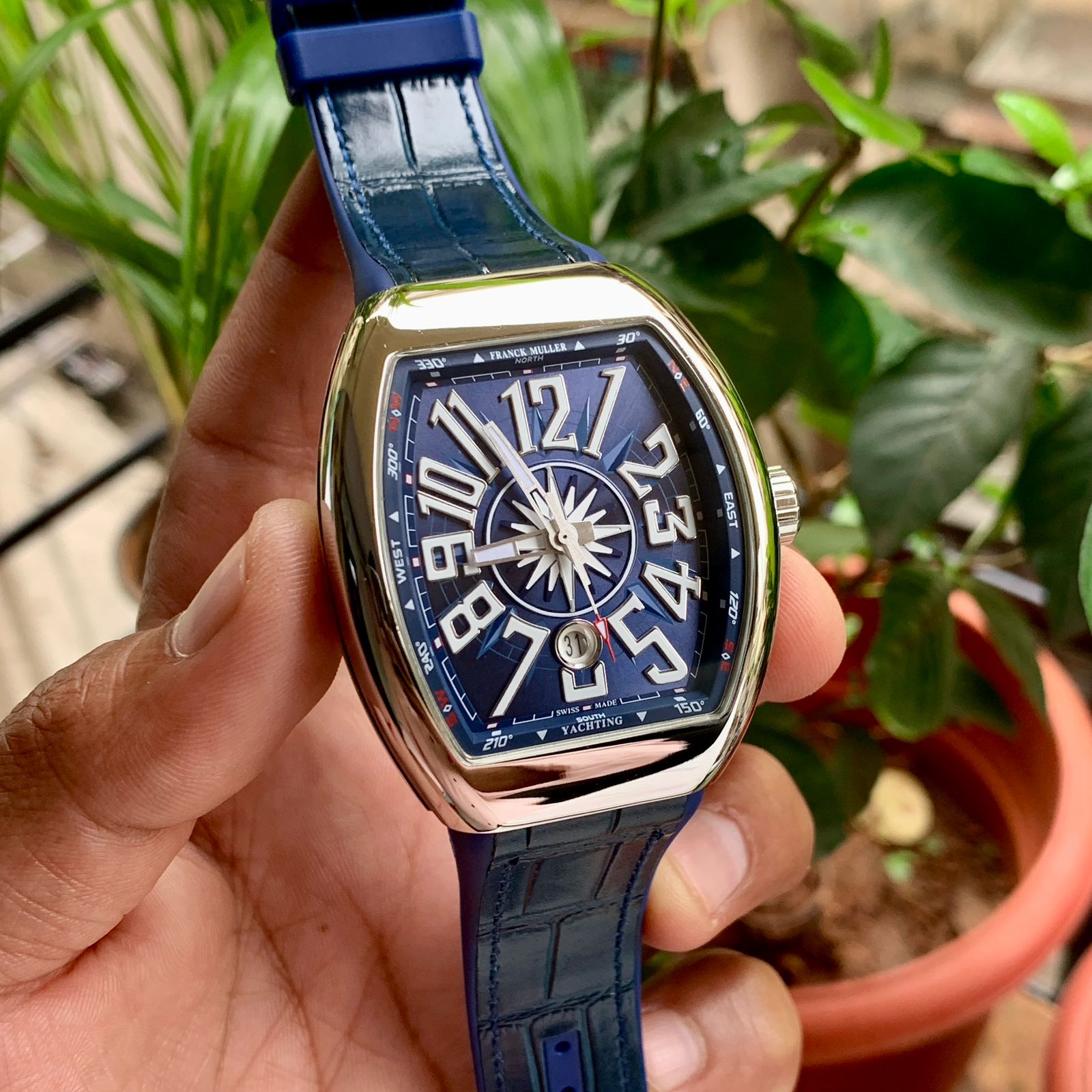 Franck muller 2025 yachting blue