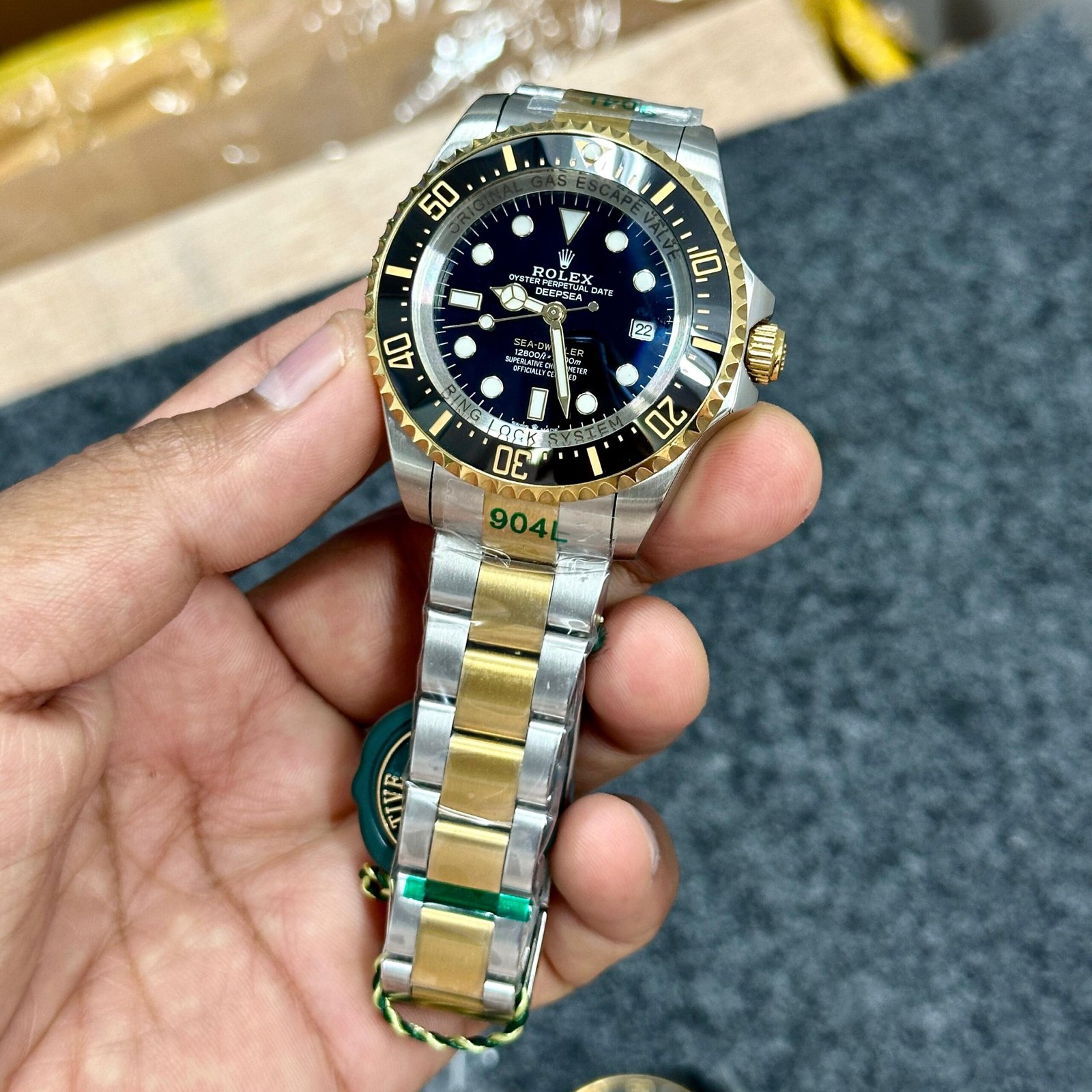 Black rolex deep sea dweller best sale